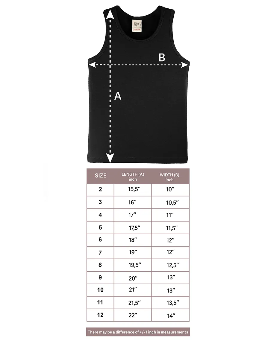 Little Girls Cotton Basic Racerback Tanktop