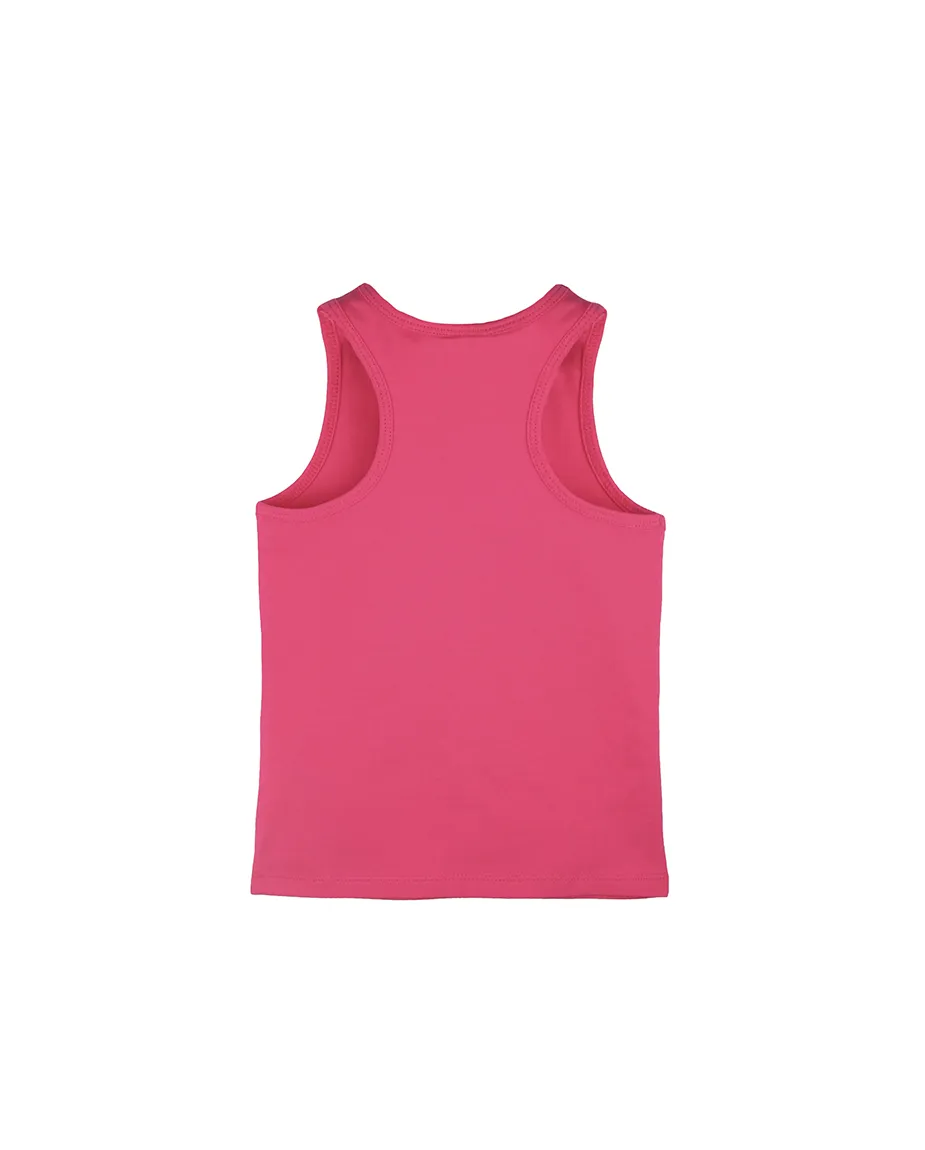 Little Girls Cotton Basic Racerback Tanktop