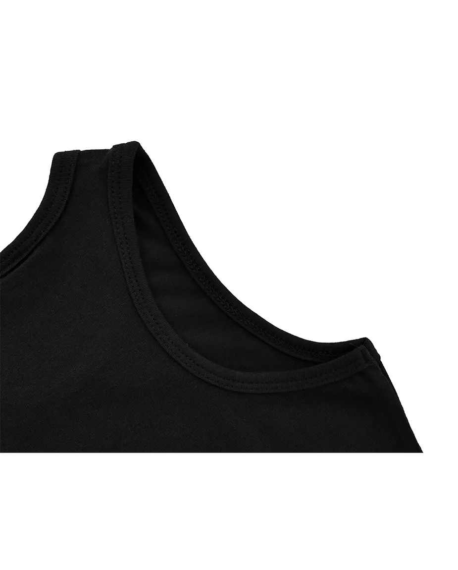 Little Girls Cotton Basic Racerback Tanktop