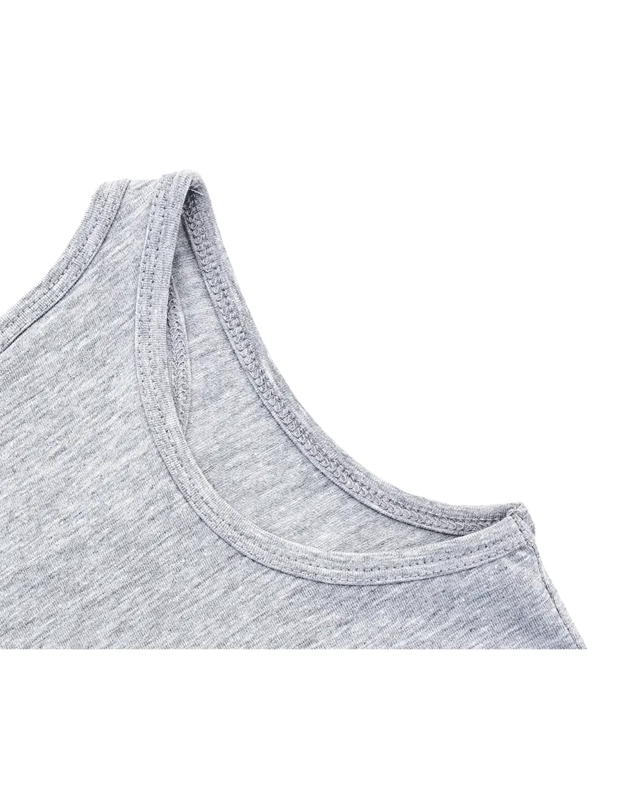 Little Girls Cotton Basic Racerback Tanktop