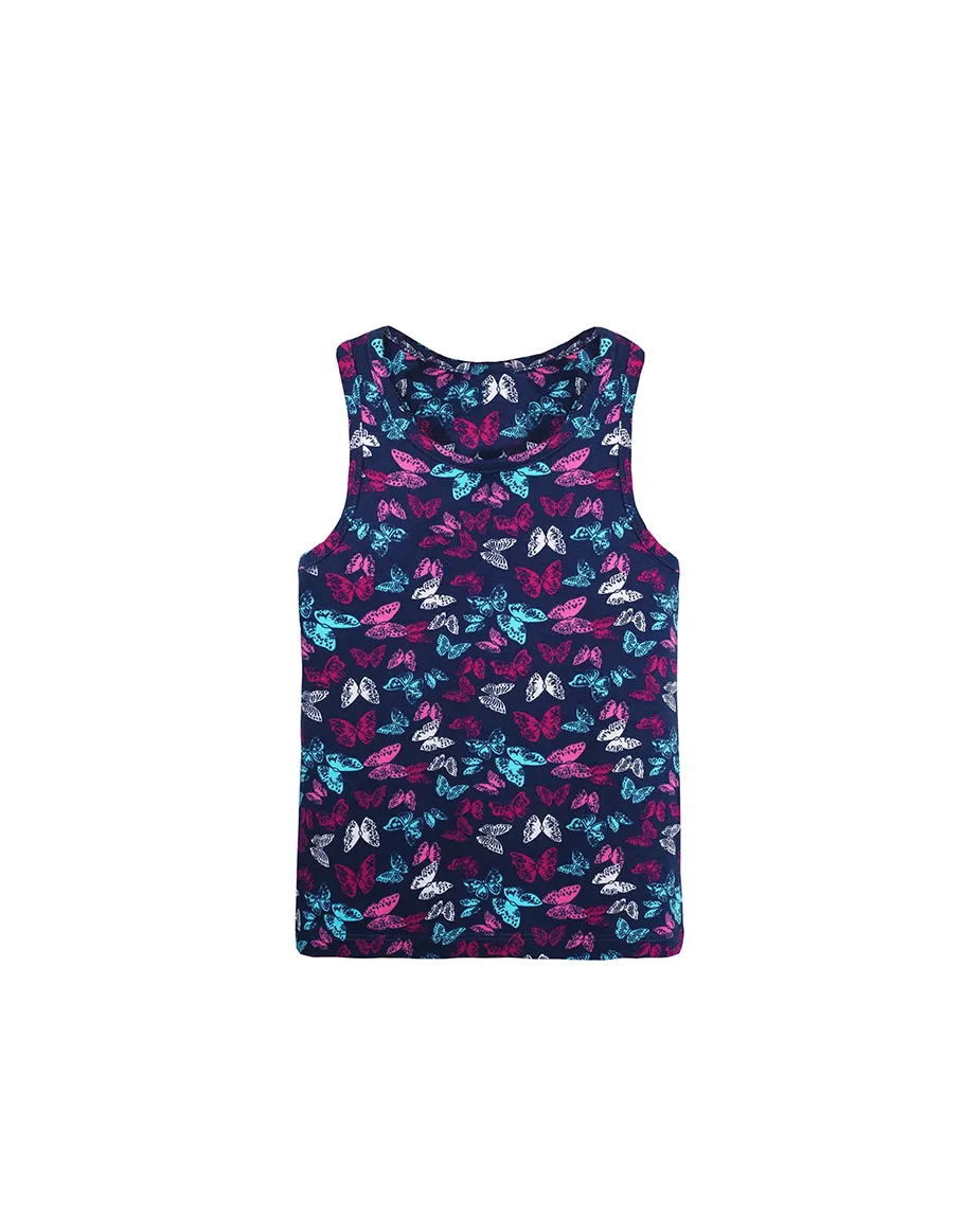 Little Girls Cotton Basic Racerback Tanktop