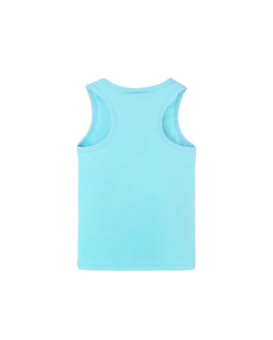 Little Girls Cotton Basic Racerback Tanktop