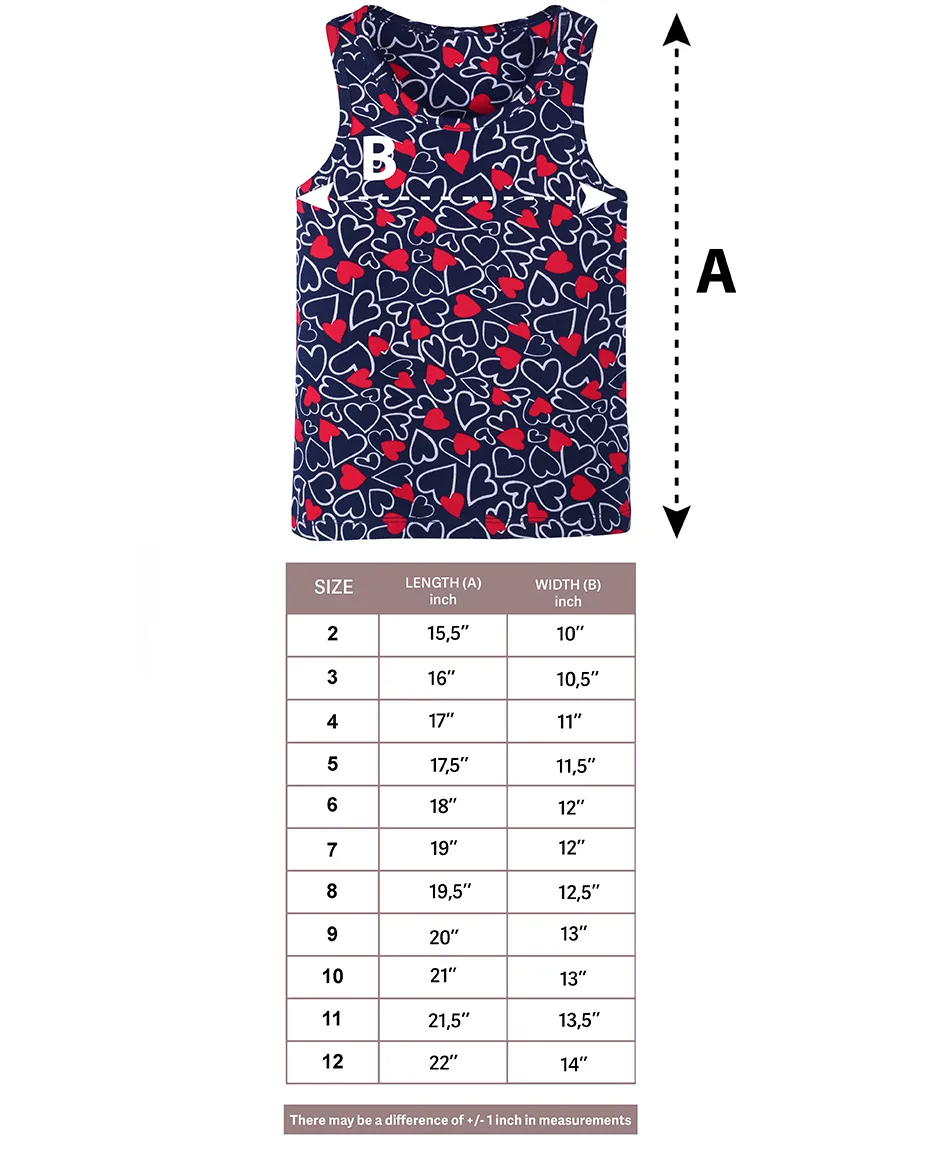 Little Girls Cotton Basic Racerback Tanktop