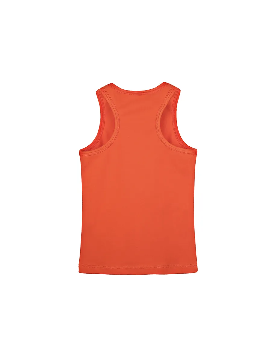 Little Girls Cotton Basic Racerback Tanktop