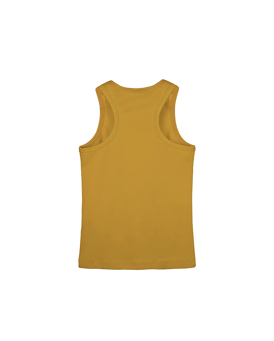 Little Girls Cotton Basic Racerback Tanktop