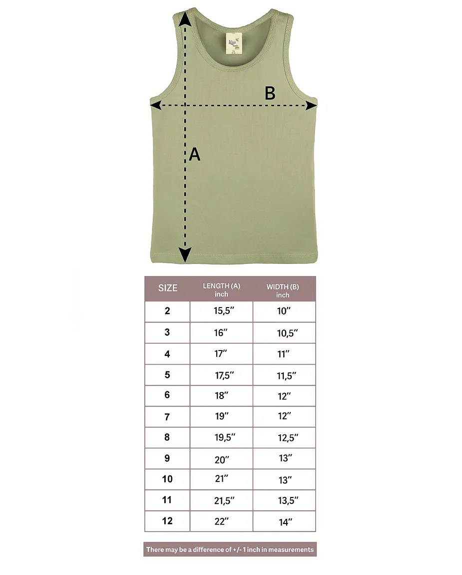 Little Girls Cotton Basic Racerback Tanktop