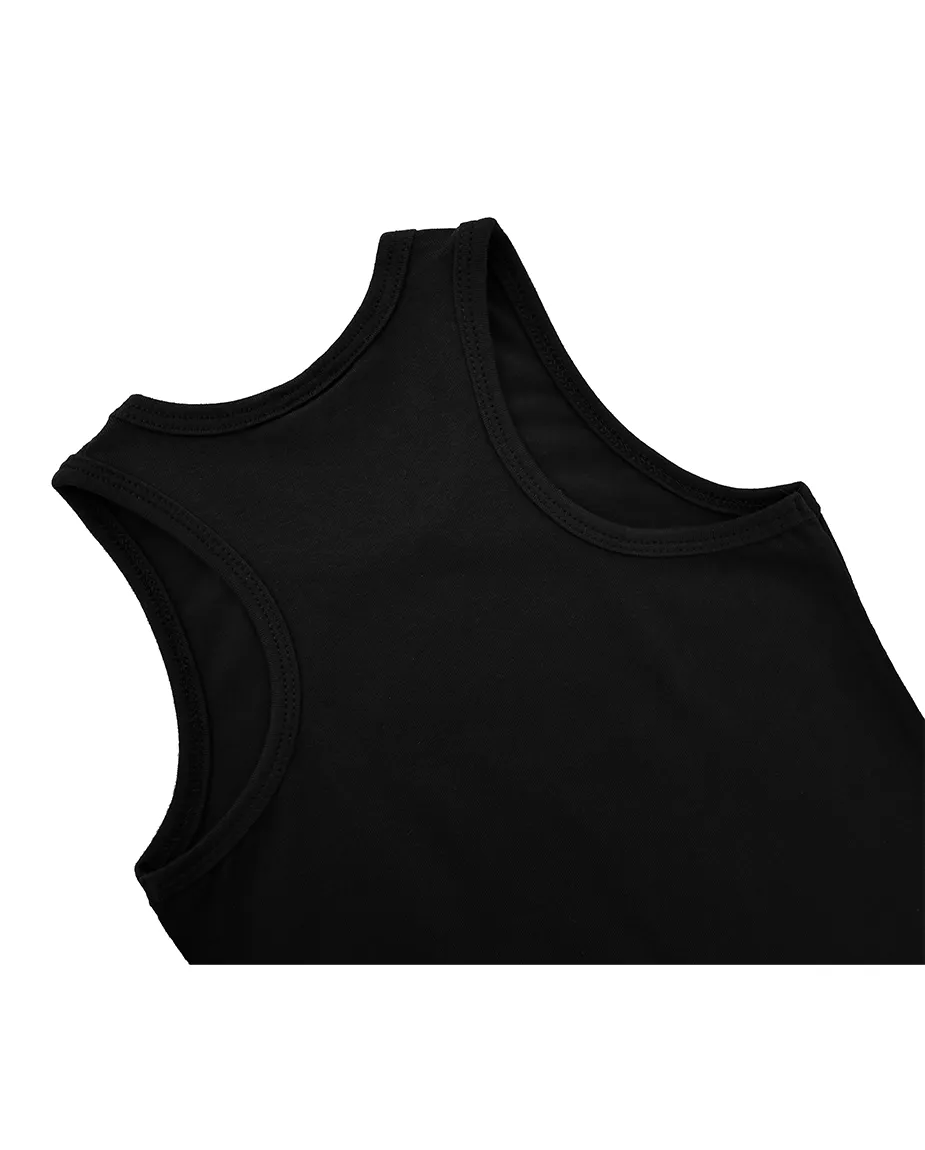 Little Girls Cotton Basic Racerback Tanktop
