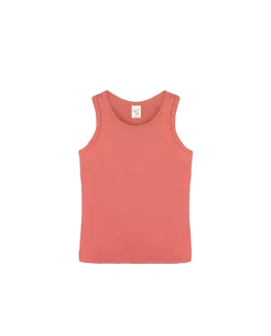 Little Girls Cotton Basic Racerback Tanktop