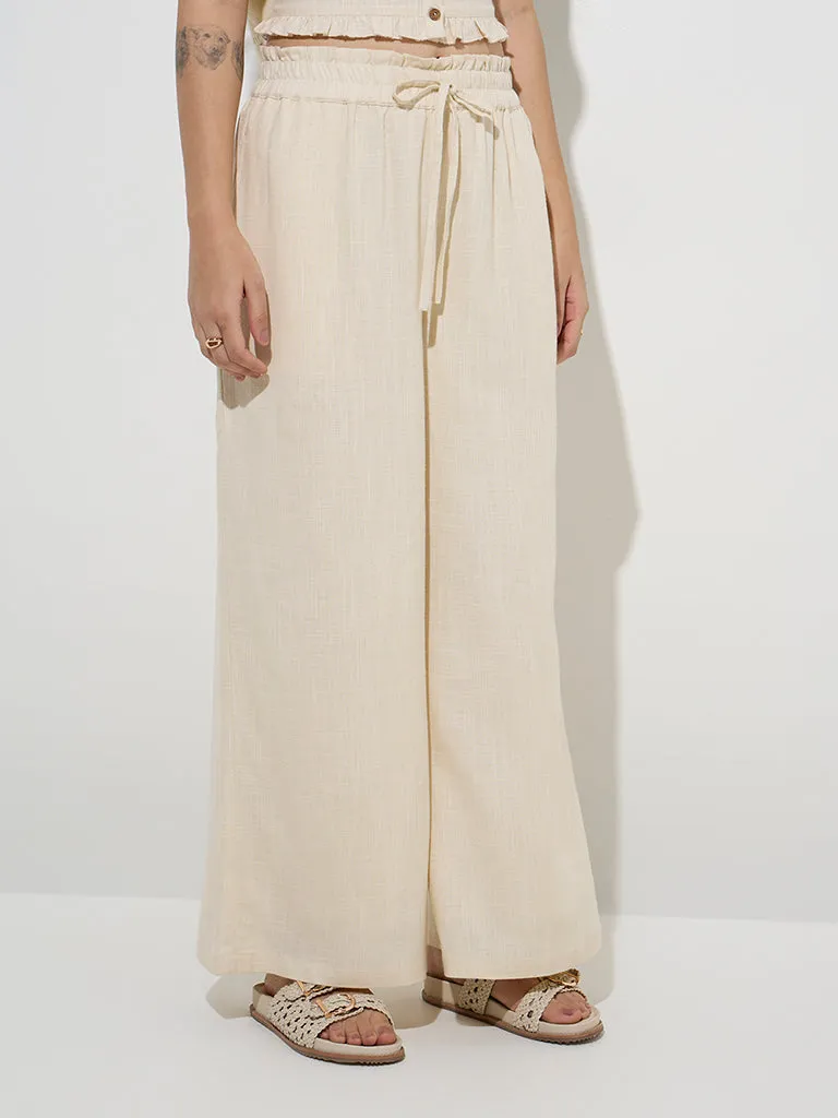 LOV Beige High-Rise Pants