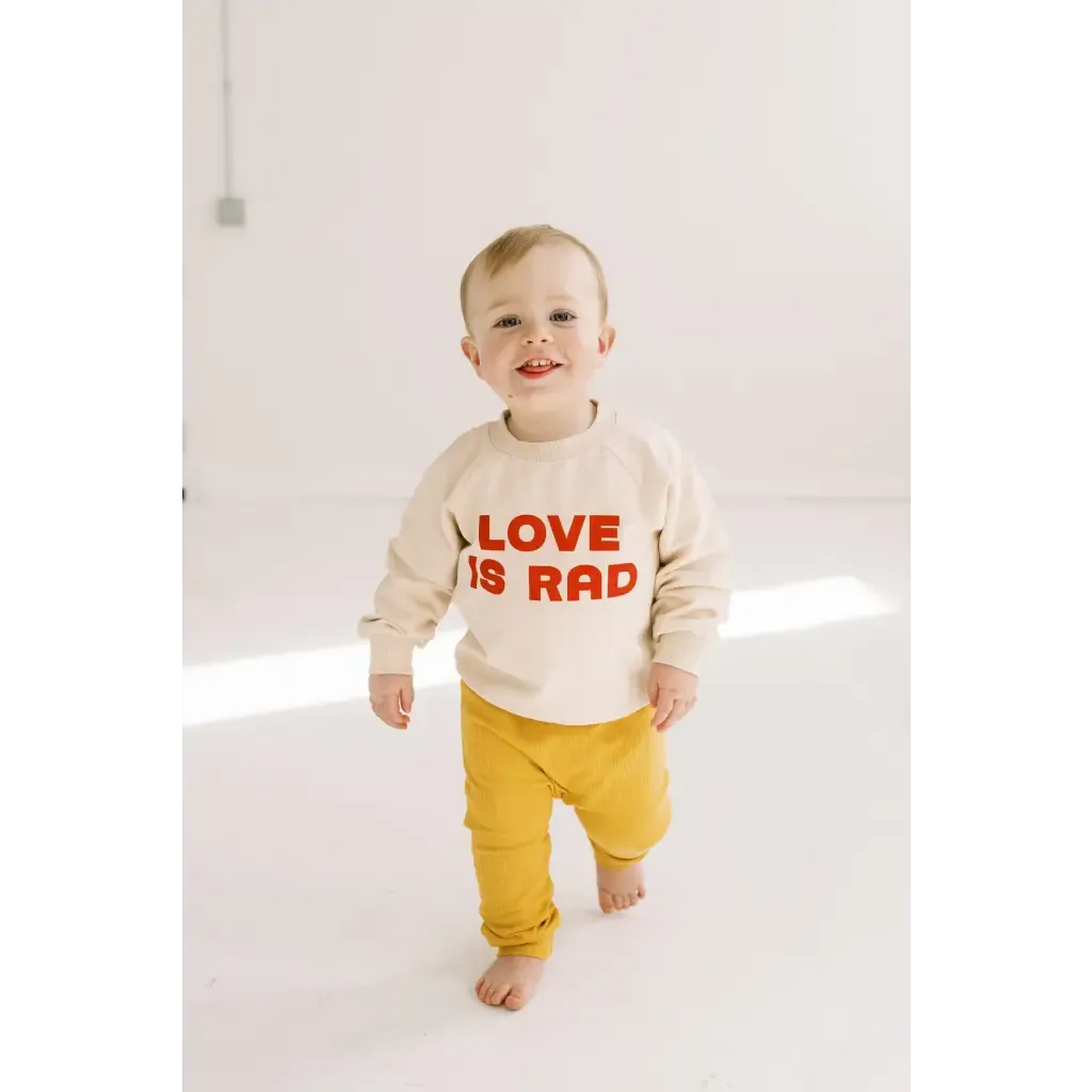 Love is Rad Baby Pullover Sweatshirt