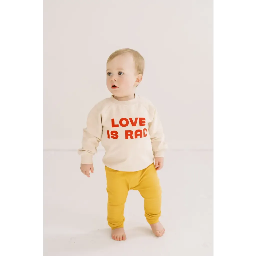 Love is Rad Baby Pullover Sweatshirt