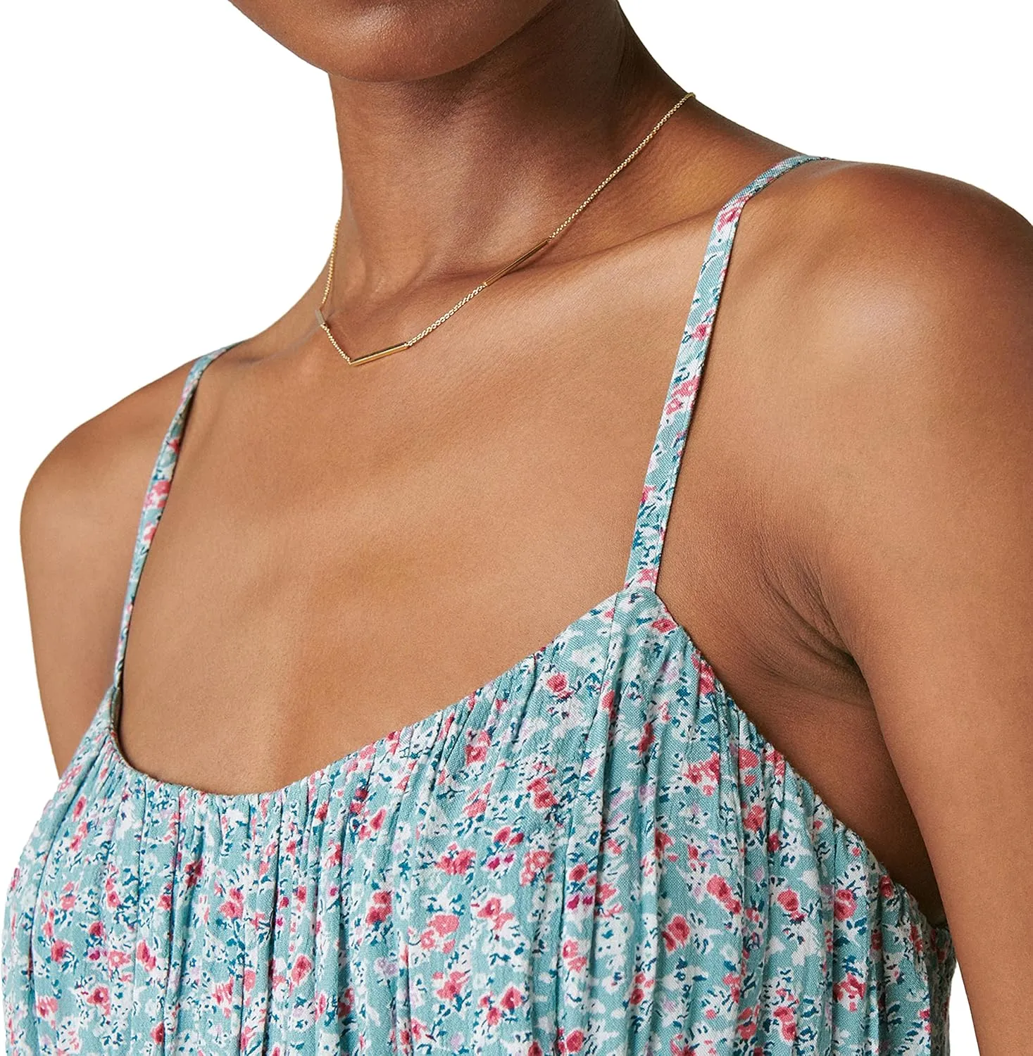 Lucky Brand Women's Tiered Floral Mini Dress