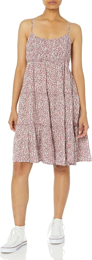 Lucky Brand Women's Tiered Floral Mini Dress