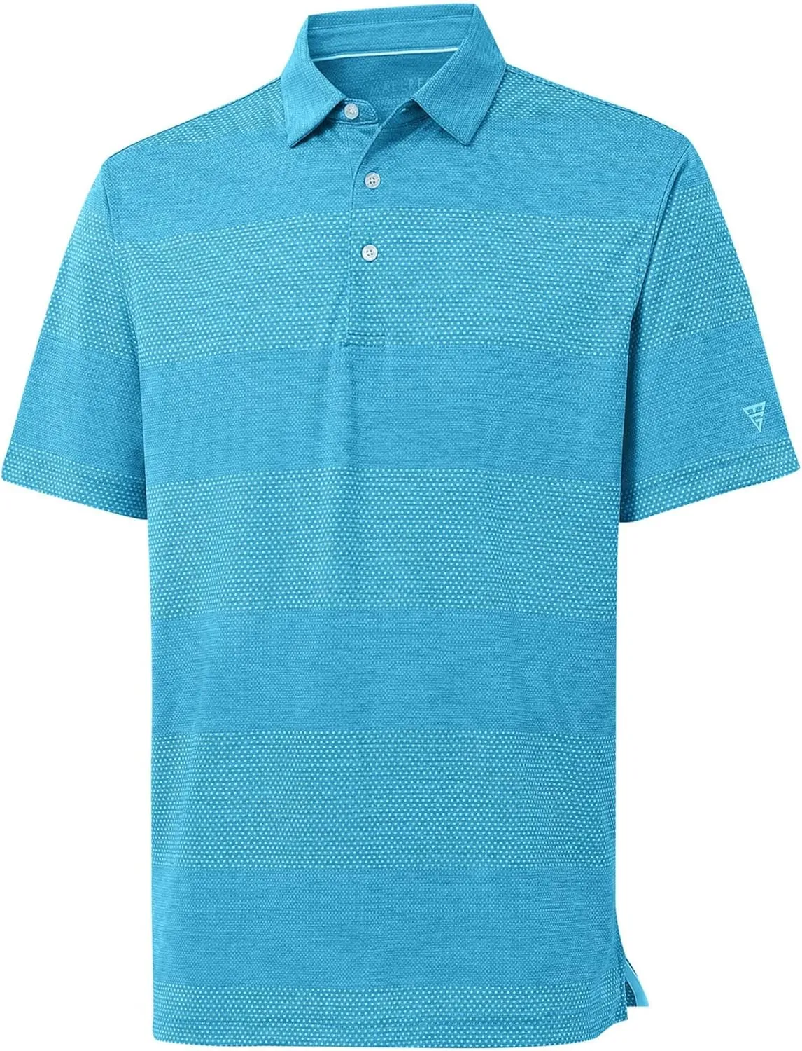 M MAELREG Golf Shirts for Men Heather Jacquard Performance Lightweight Moisture Wicking Active Casual Mens Polo Shirts