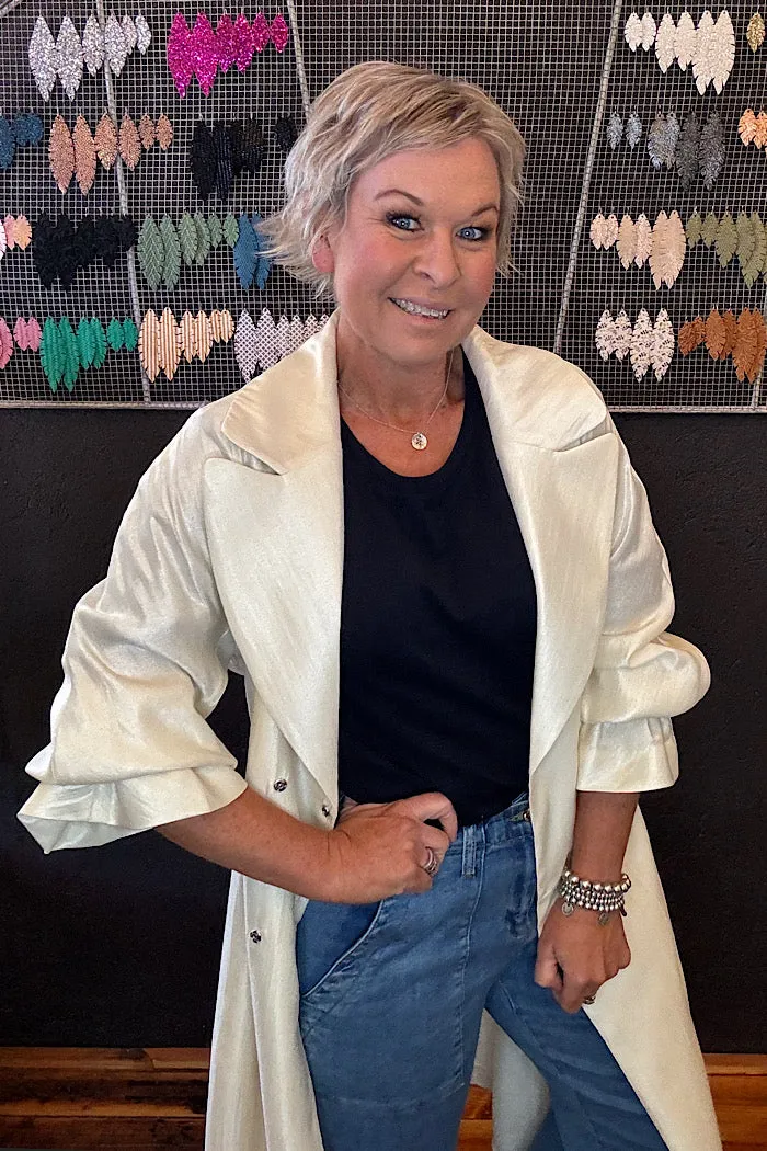 MA DAINTY OPERA TRENCH COAT - CREAM