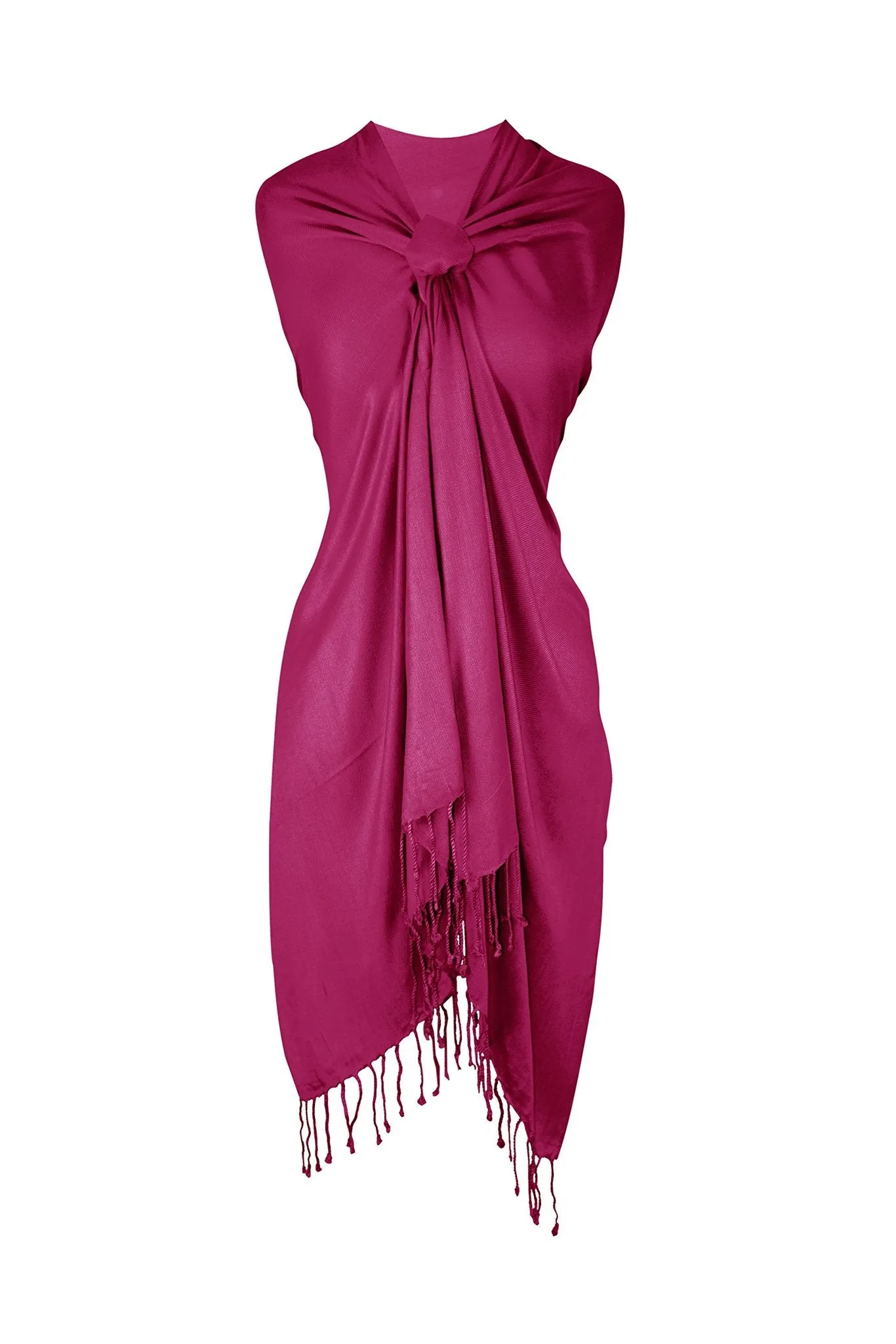 Magenta Pashmina Shawl Wrap Scarf