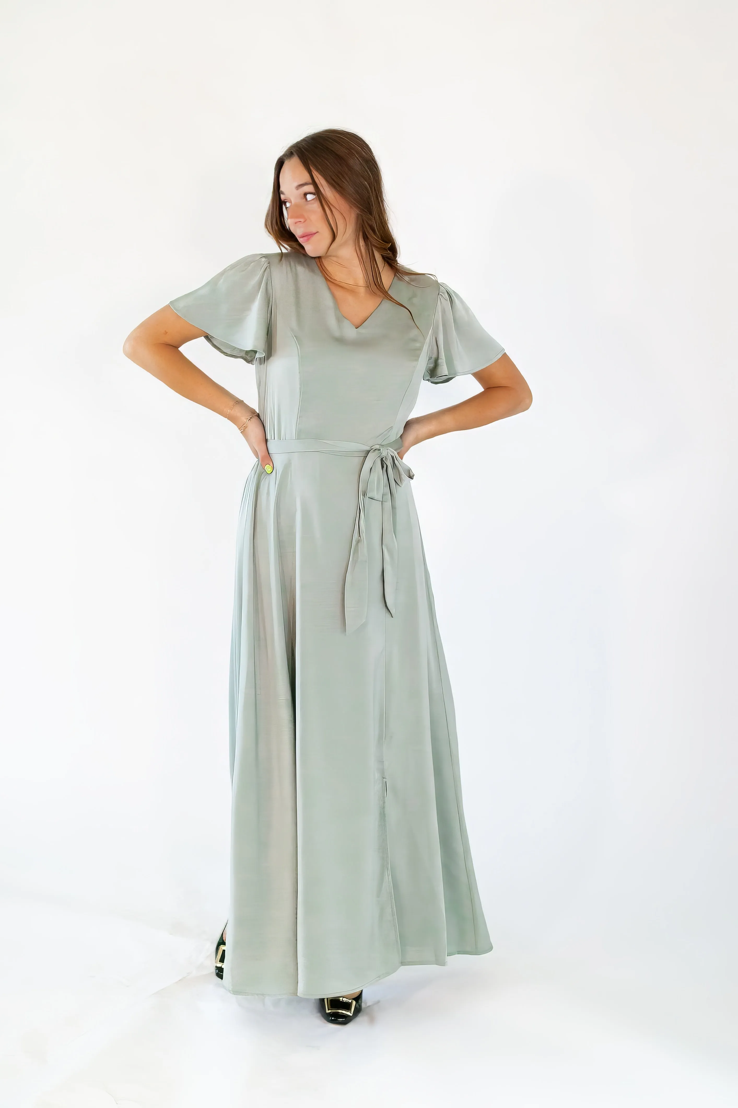 Meadow Sage Green Dress
