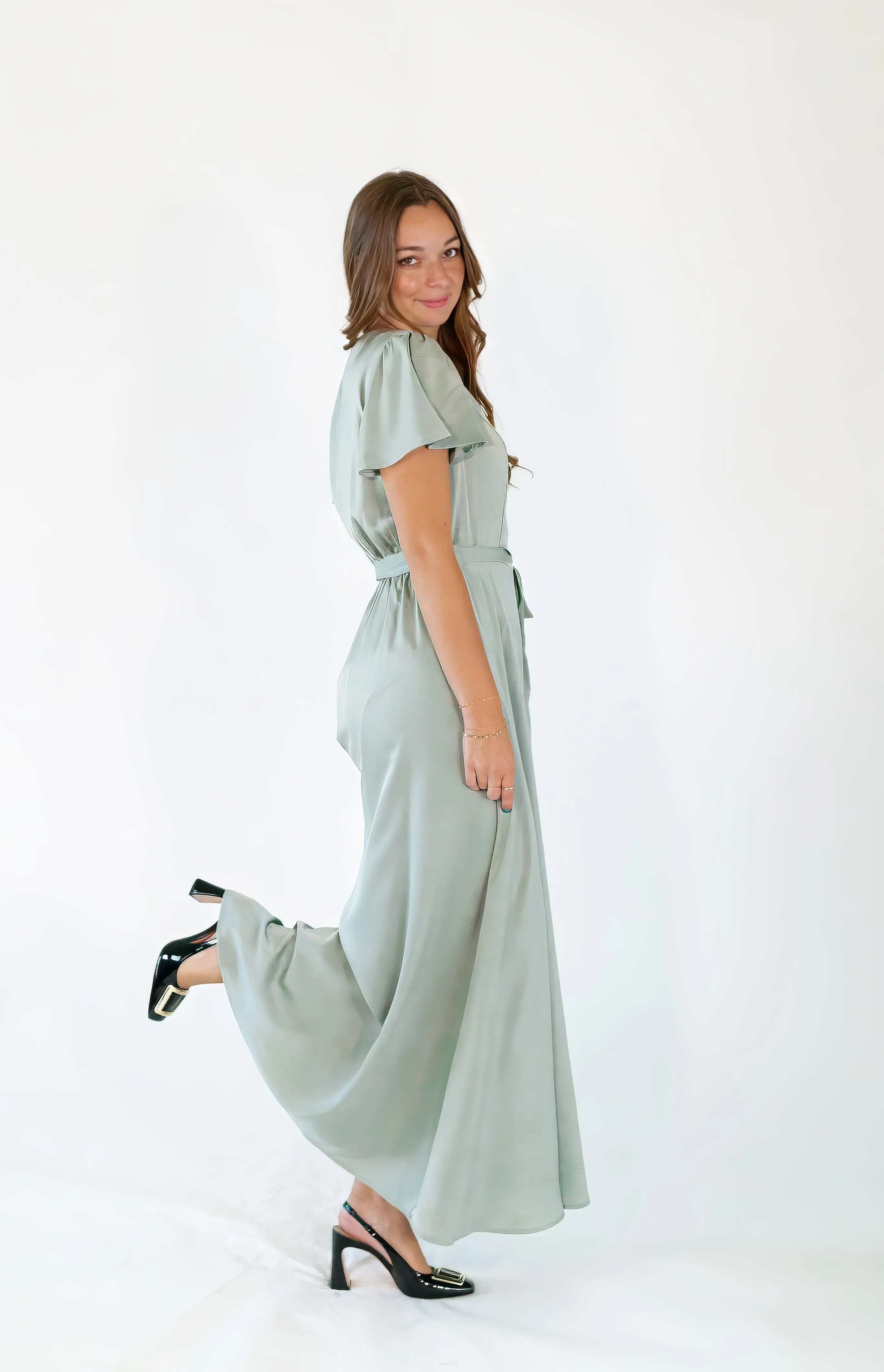 Meadow Sage Green Dress