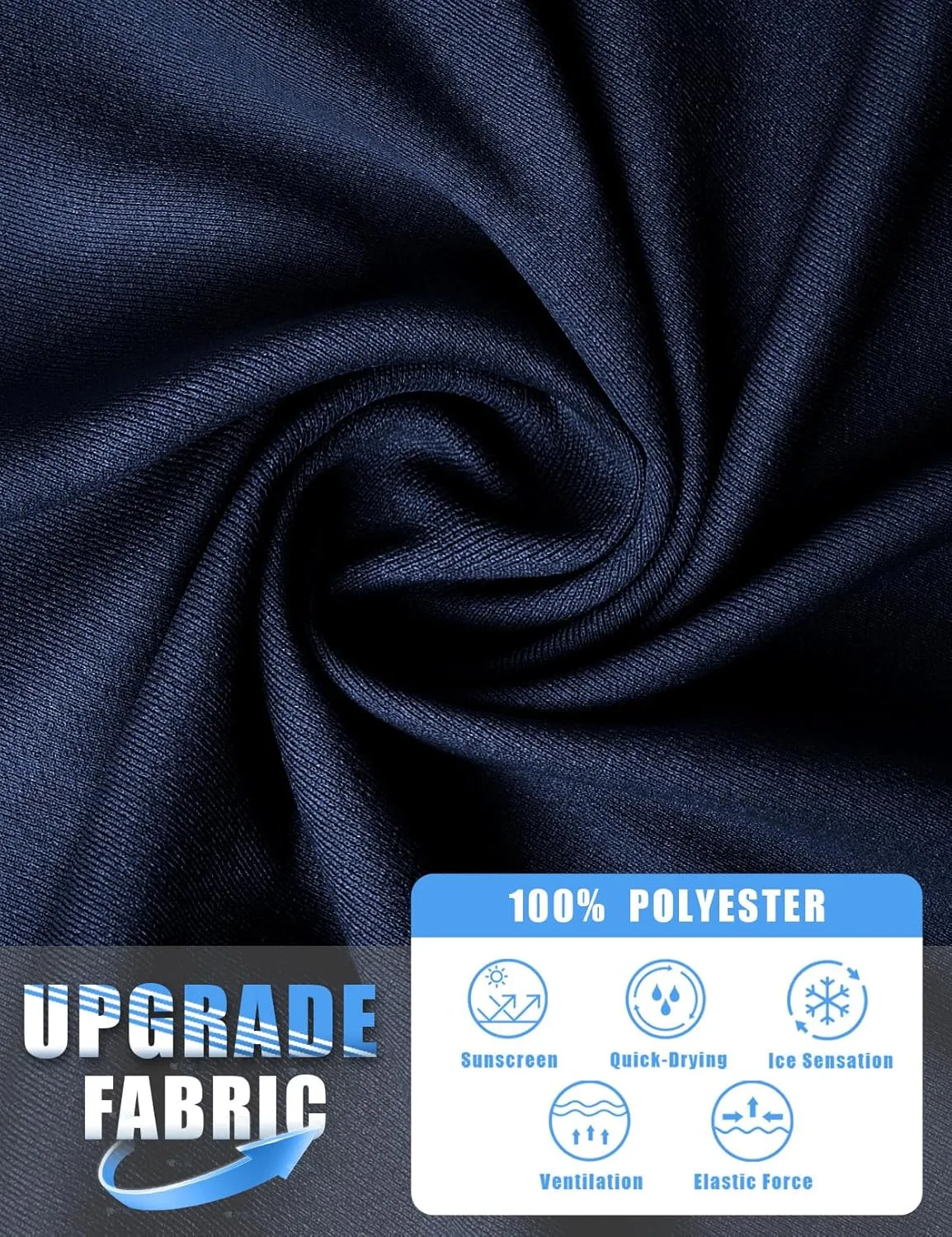 Men Athletic Hoodies Long Sleeve Fishing Shirts UPF 50  Sun Protection Dry Fit Wicking Hooded Running Shirts