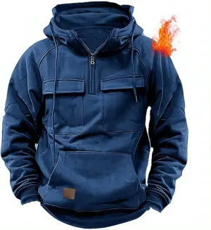 Men Tactical Sweatshirt Quarter Zip Pullover Men Hoodie Tactical Hoodies For Men Quarter Zip Hoodie Men