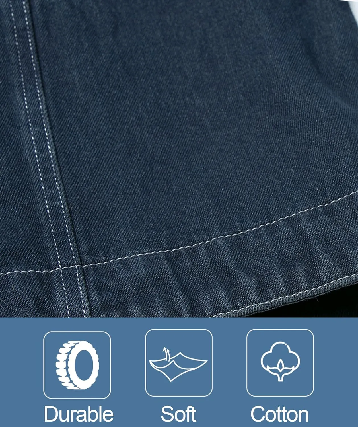 Men's Casual Denim Vest, Sleeveless Jeans Jacket Relaxed Fit Button Down Lapel Waistcoat