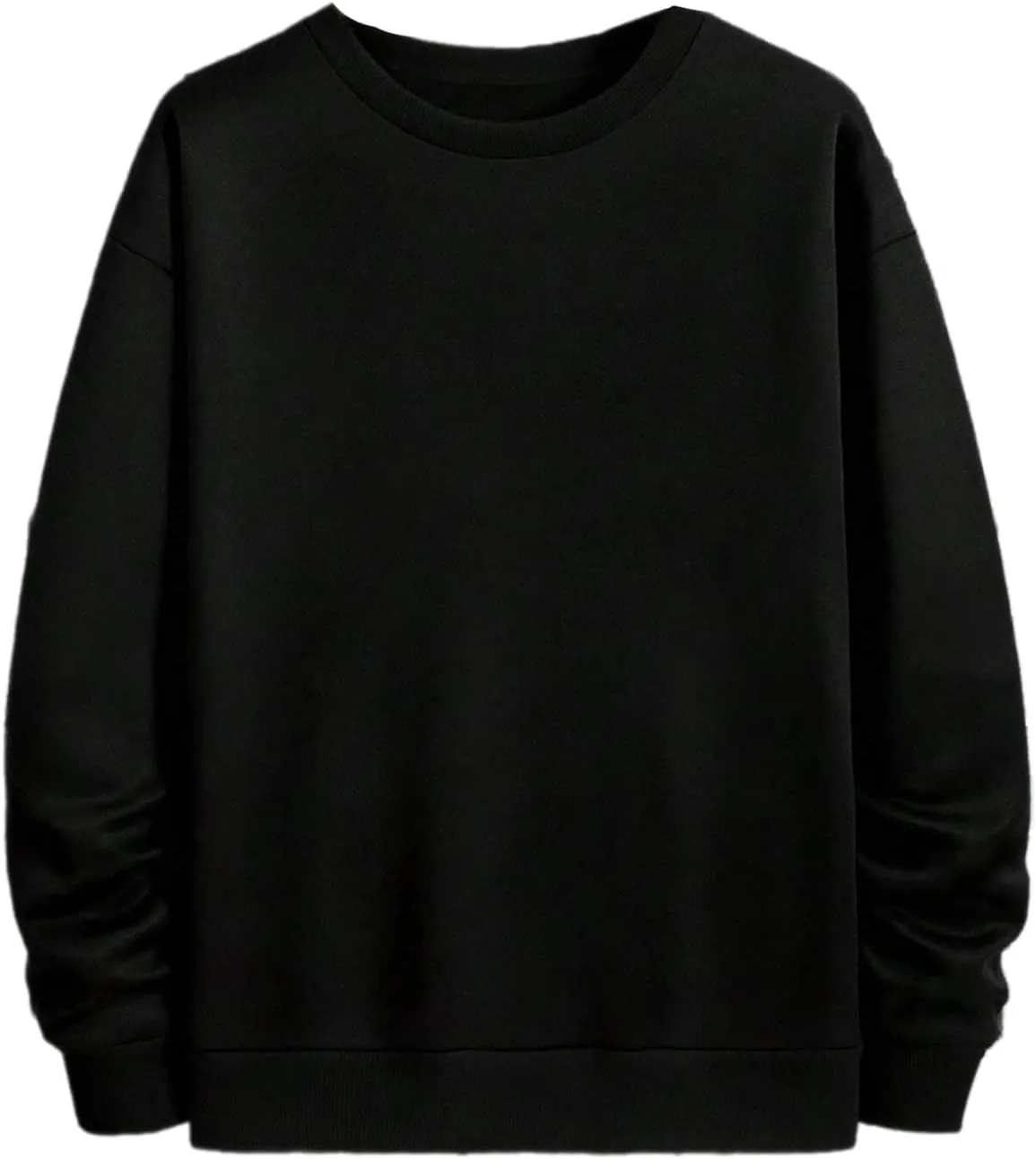 Men's Graphic Sweatshirt Letter Long Sleeve Crewneck Oversized Pullover Fall Fashion