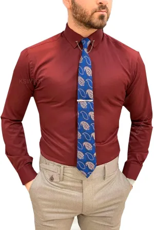 Men's Shirts Button Up Men Shirt Long Sleeve Dress Shirts for Men Wedding Dating Business Casual Shirt