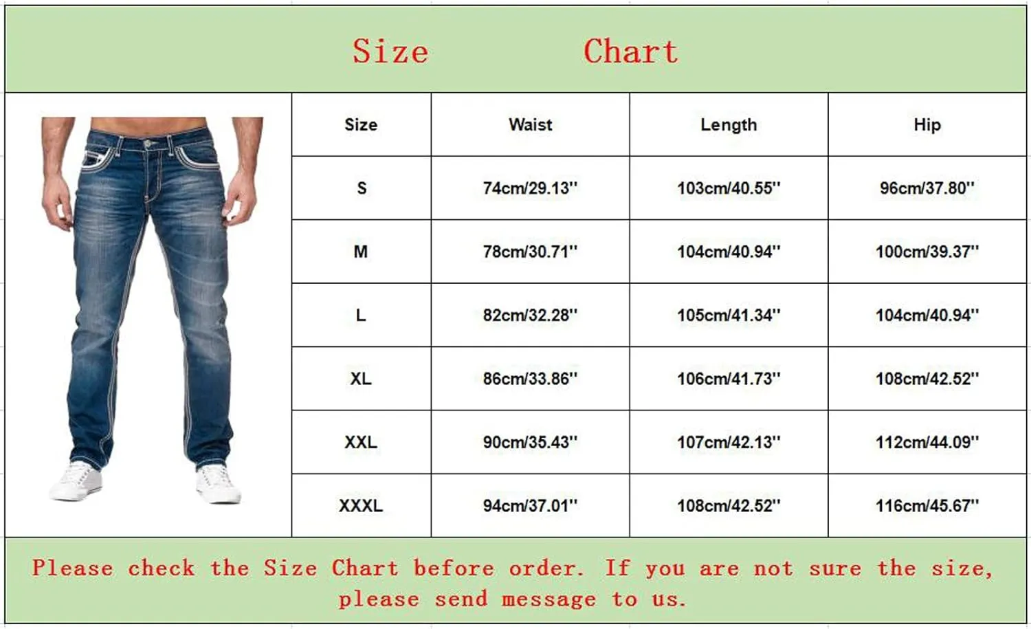 Men's Work Jeans Relaxed Fit Washed Cotton Distressed Straight Fit Jeans Casual Summer Pants Big and Tall Chinos Trousers