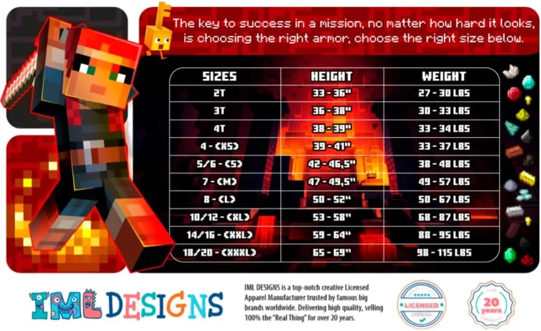 Minecraft Bomber Jacket for Boys, Zip-Up Graphic Print Varsity Jacket for Kids and Toddlers