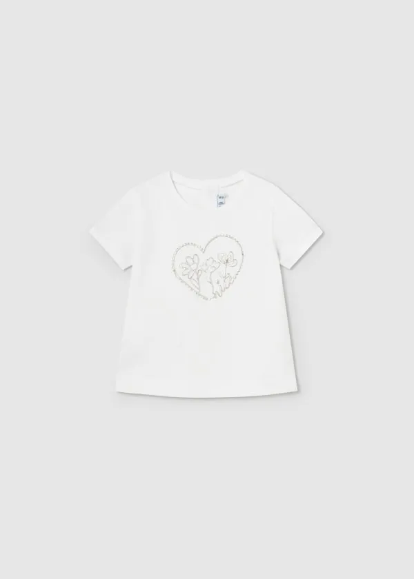 mini girl heart tee
