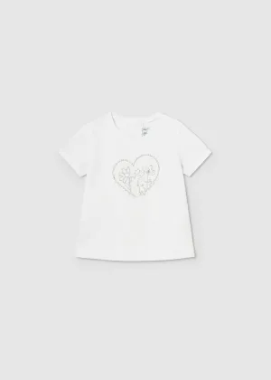 mini girl heart tee