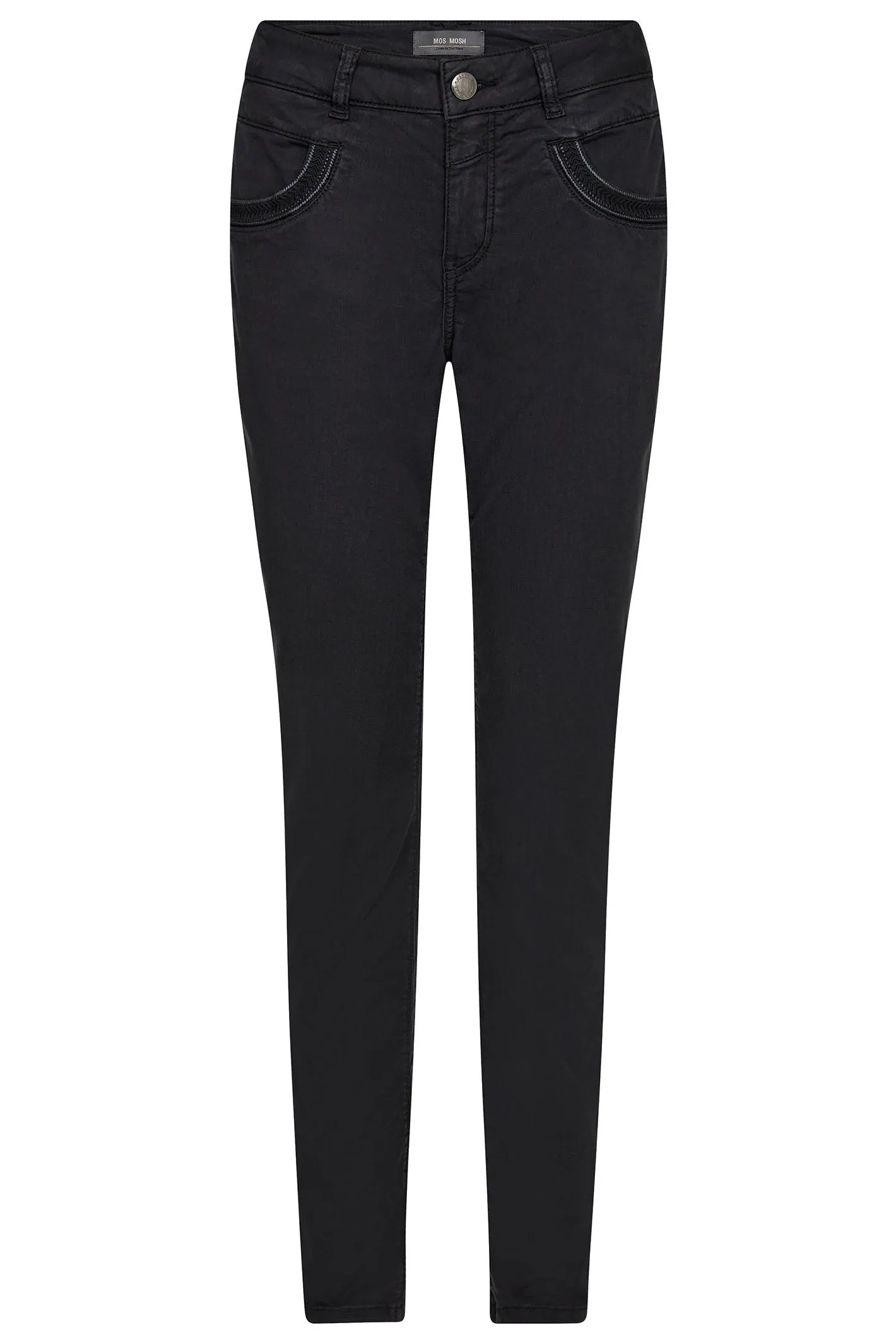 Mos Mosh 163350 Phantom Black Regular Naomi Treasure Pant Trousers