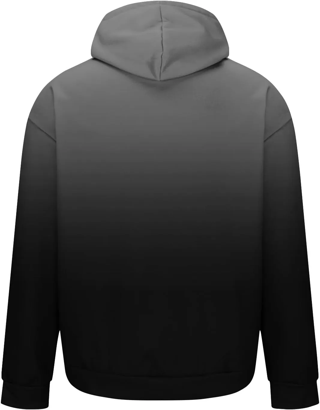 Muscularfit Mens Hooded Sweatshirt Drawstring Long Sleeve Gradient Color Casual Pullover Shirt Gym Athletic Oversized Hoodie