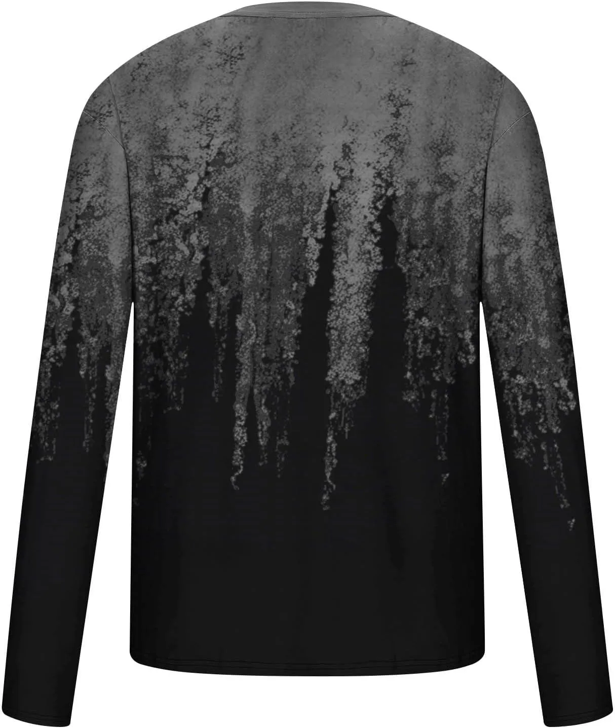 Muscularfit Mens Long Sleeve Shirts Casual Gradient Color Loose Pullover Graphic Tee Shirts Fall Fashion Athletic Sweatshirts