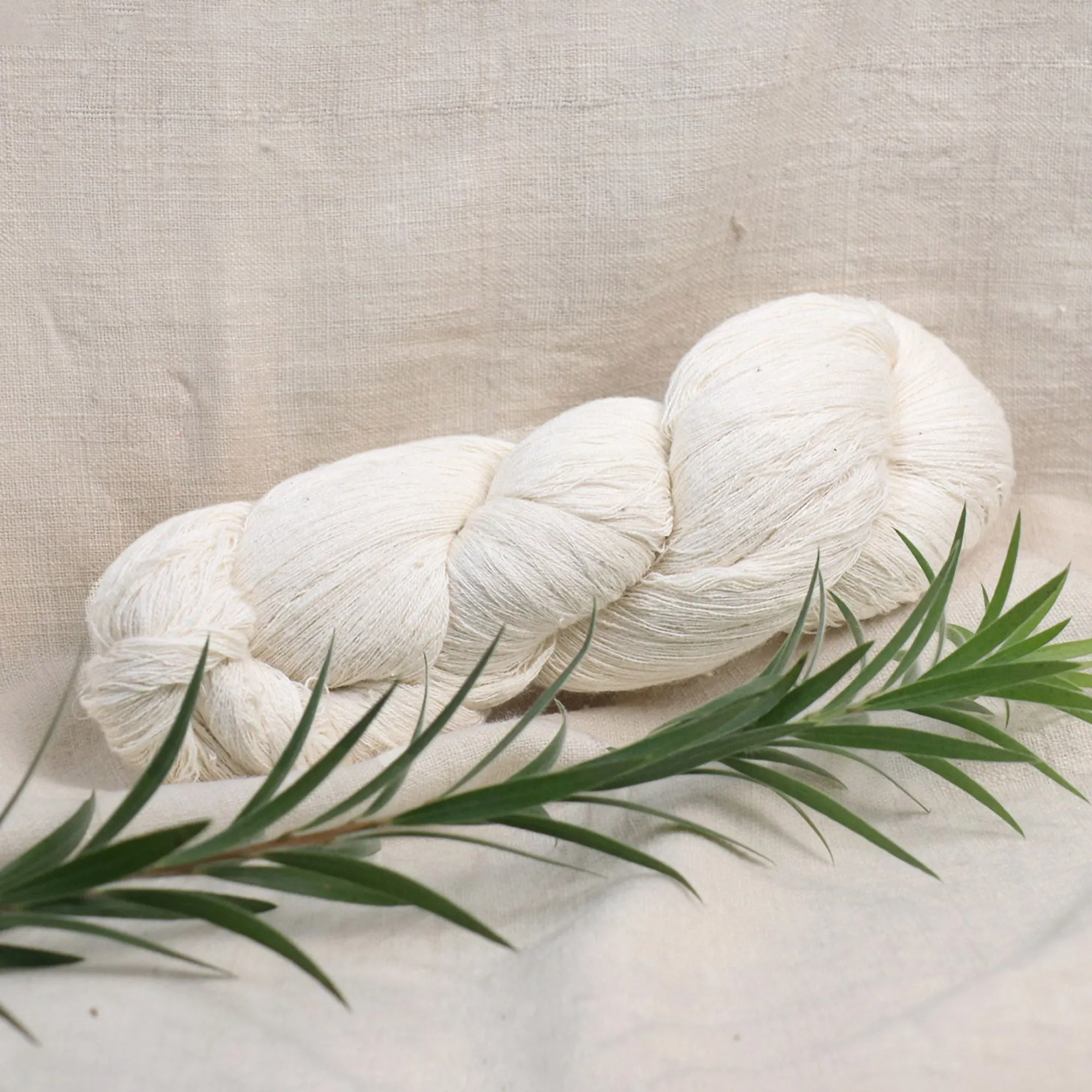 Natural Color of Eri Silk Weaving Yarn 60/2 | 1 Kg