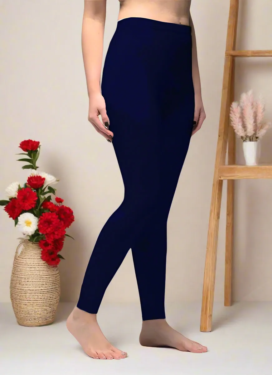Navy Blue Lycra Leggings