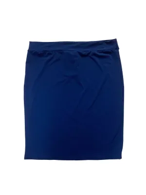 Navy Pencil Swim Skirt