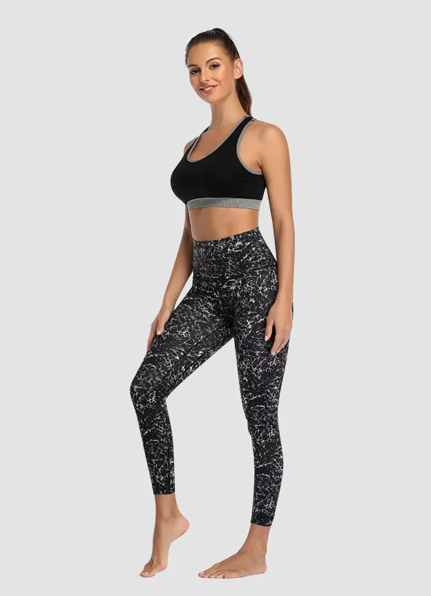 Newborn High Waist Yoga Leggings 25” — Galaxy