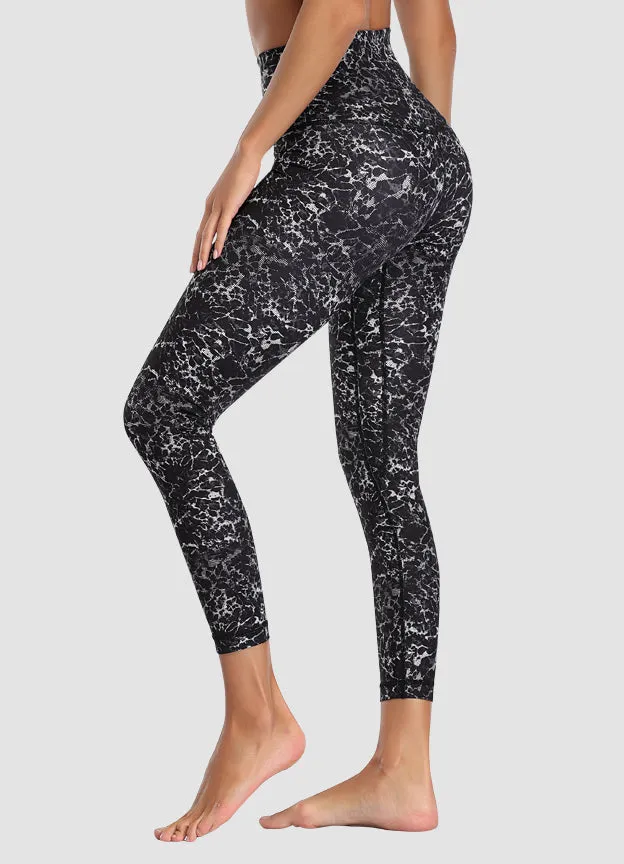 Newborn High Waist Yoga Leggings 25” — Galaxy