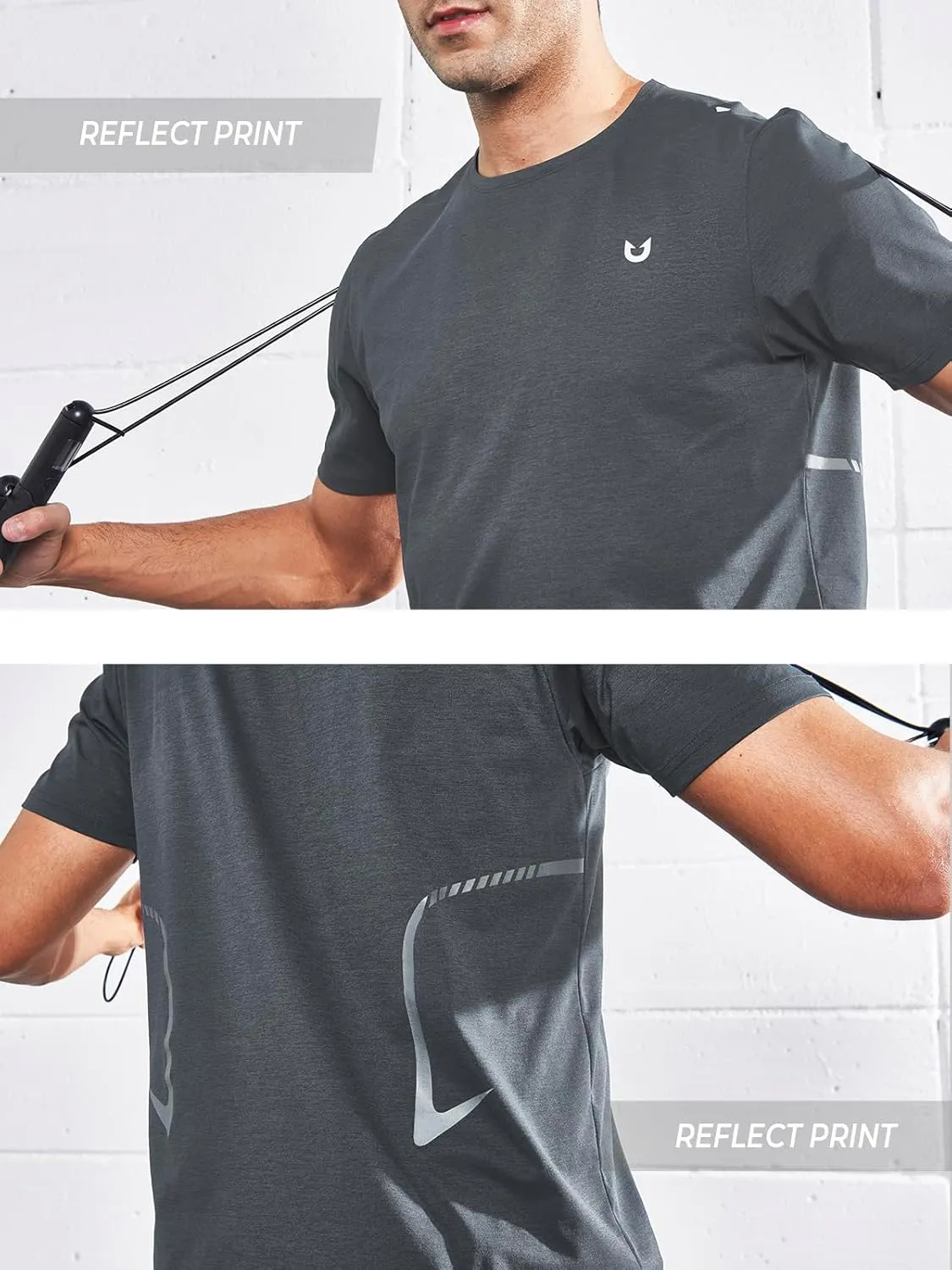 NORTHYARD Men's Workout Gym Shirts Quick Dry T-Shirts Running Athletic Short Sleeve Shirt for Men