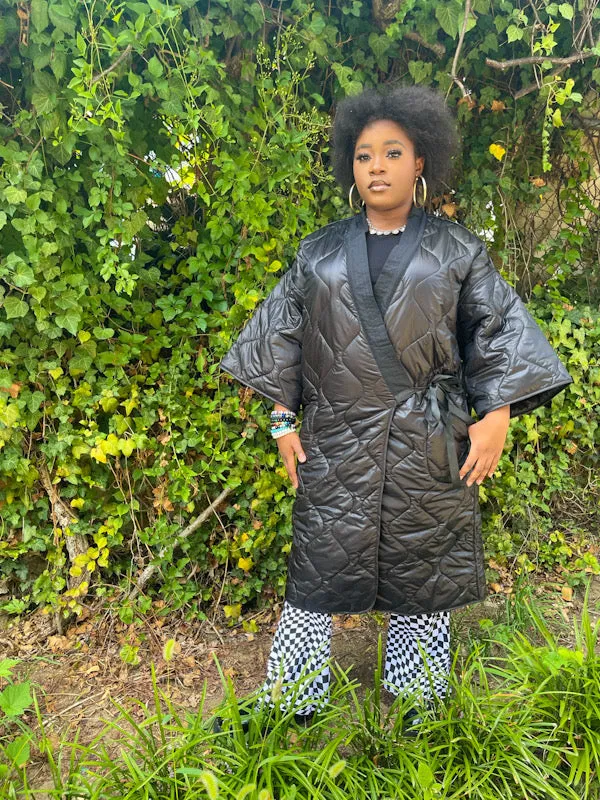 Not your nanas, "Quilted Kimono Jacket"