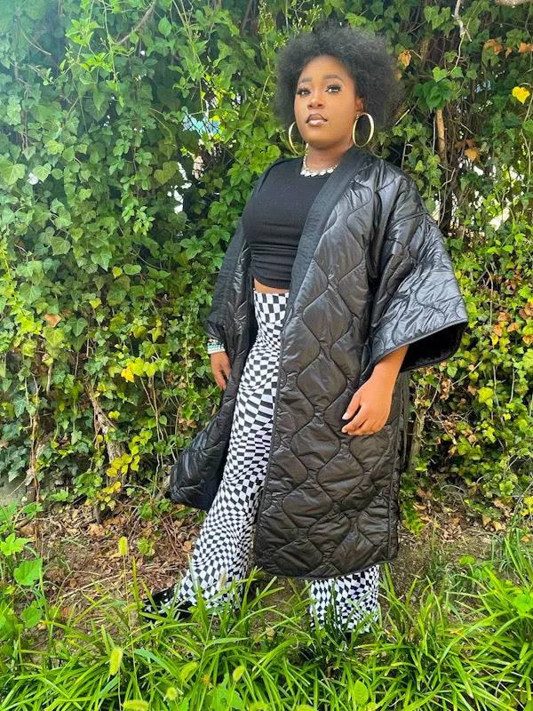 Not your nanas, "Quilted Kimono Jacket"