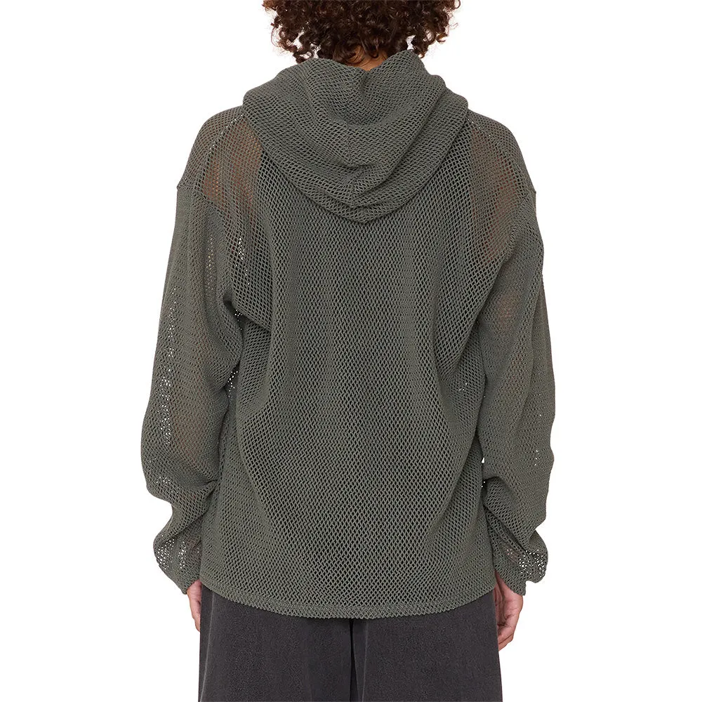 OBEY BILLY MESH HOOD LS // INK
