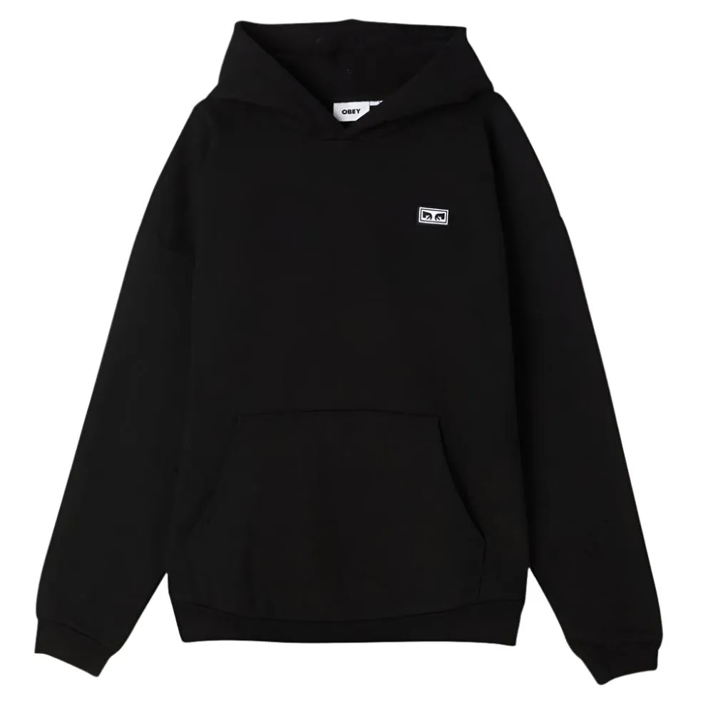 OBEY SERVICES EXTRA HEAVY HOOD // BLACK