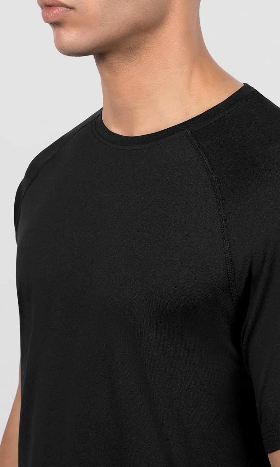 ODODOS Men's Quick Dry Short Sleeve Shirts UPF 50  Sun Protection SPF Athletic Tops Workout T-Shirts
