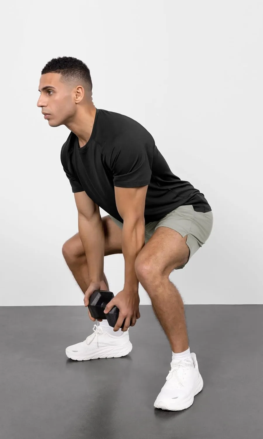 ODODOS Men's Quick Dry Short Sleeve Shirts UPF 50  Sun Protection SPF Athletic Tops Workout T-Shirts