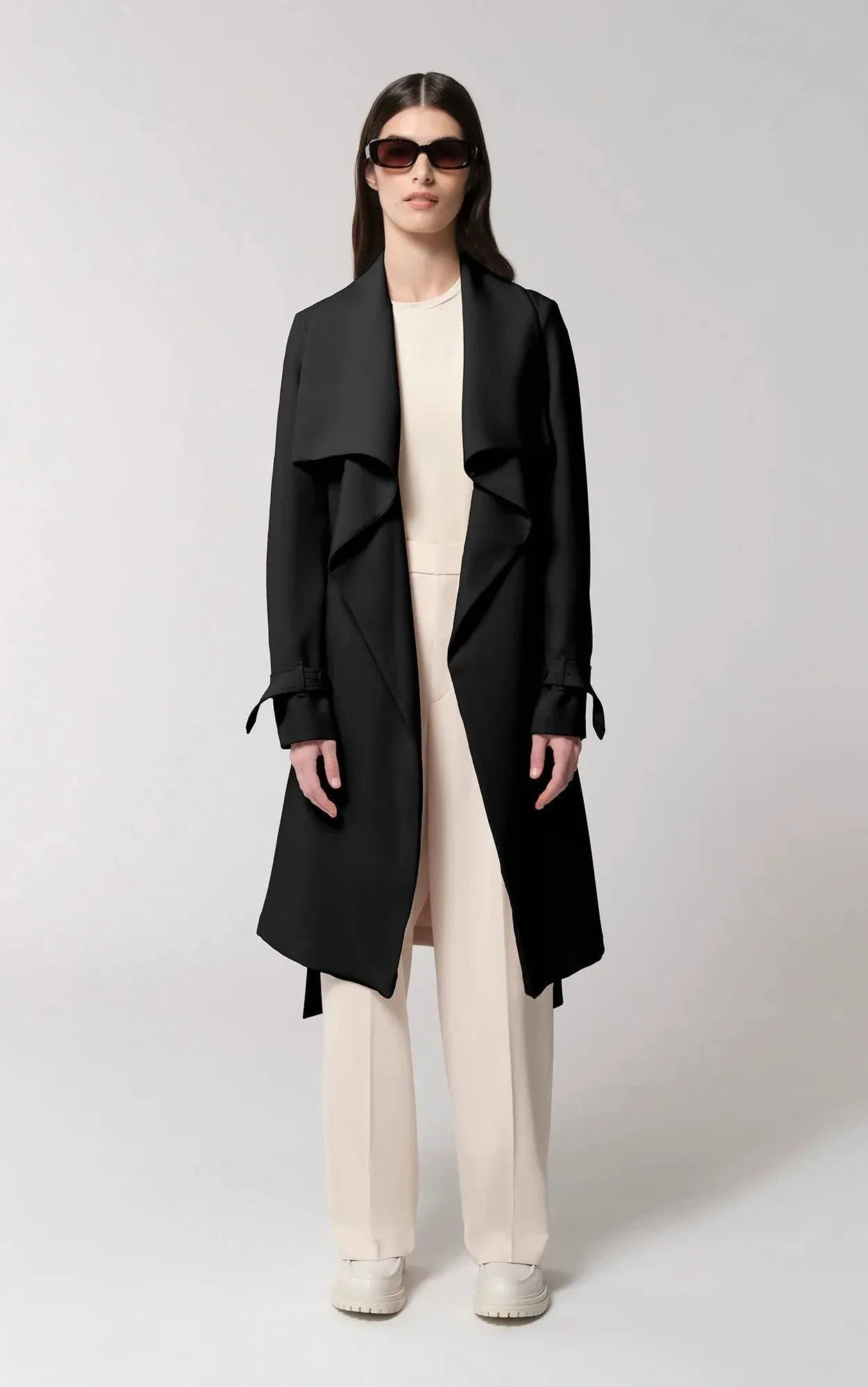 Olivia Trench in Black