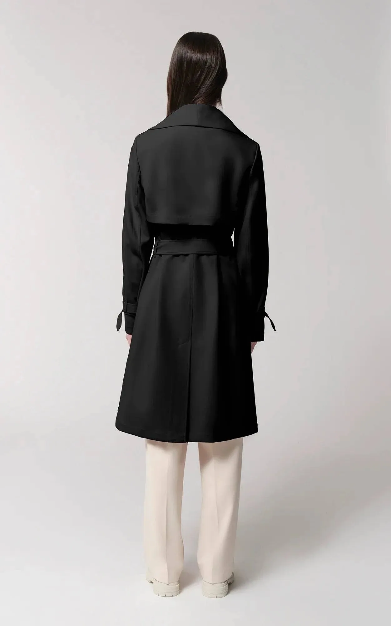 Olivia Trench in Black