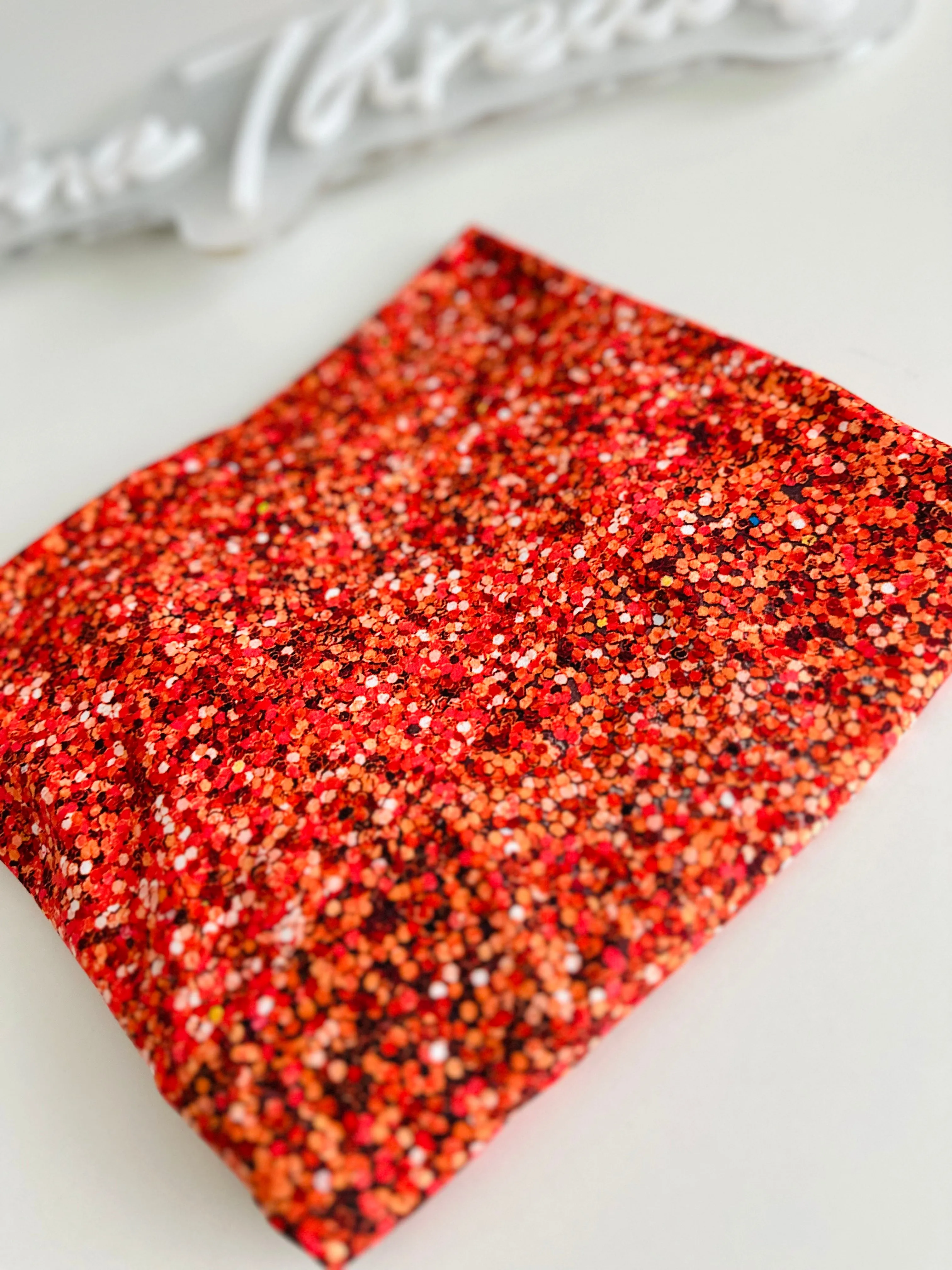 Orange glitter Turban Headband