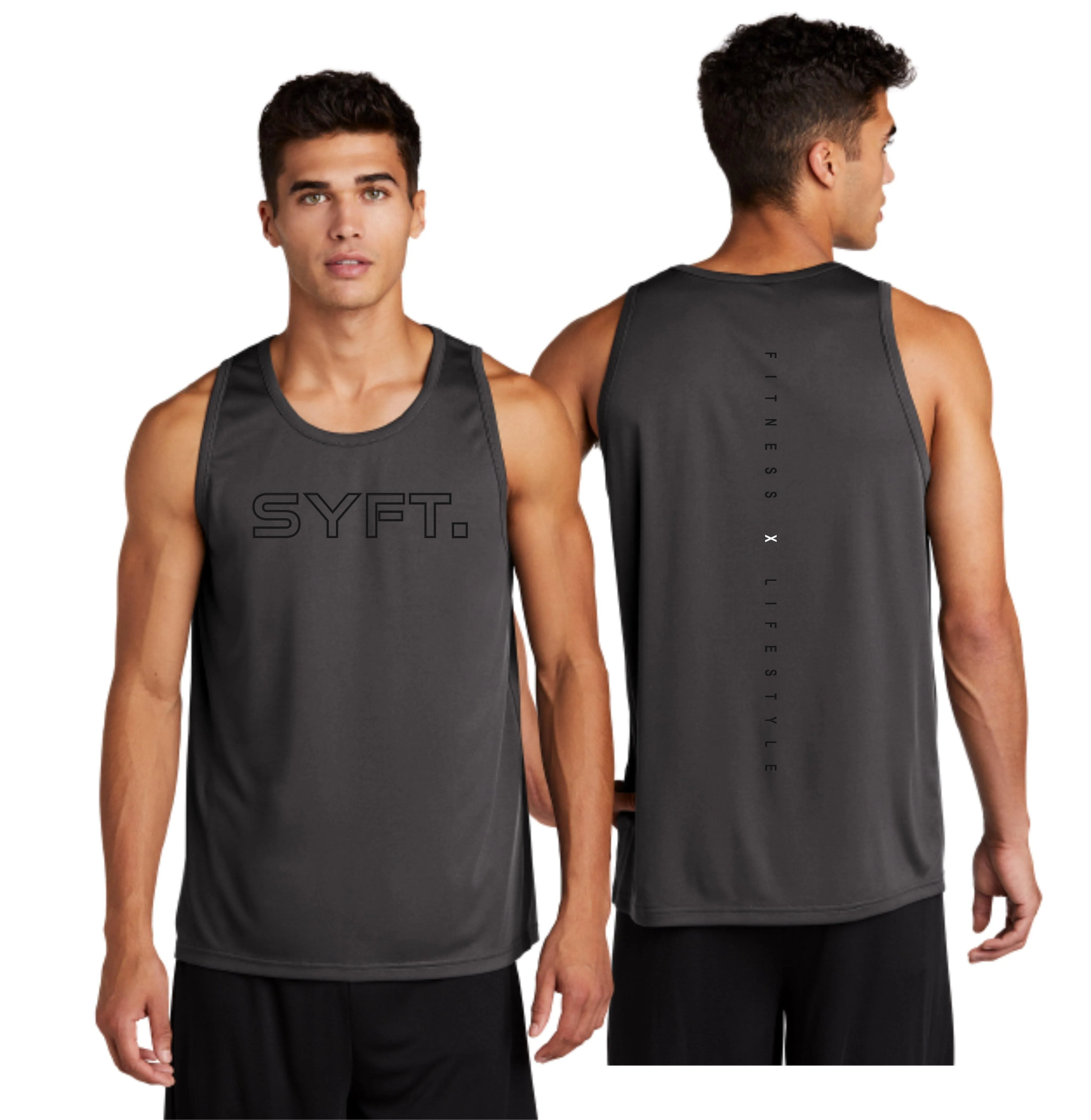 OUTLINE SYFT TANK TOP - GREY